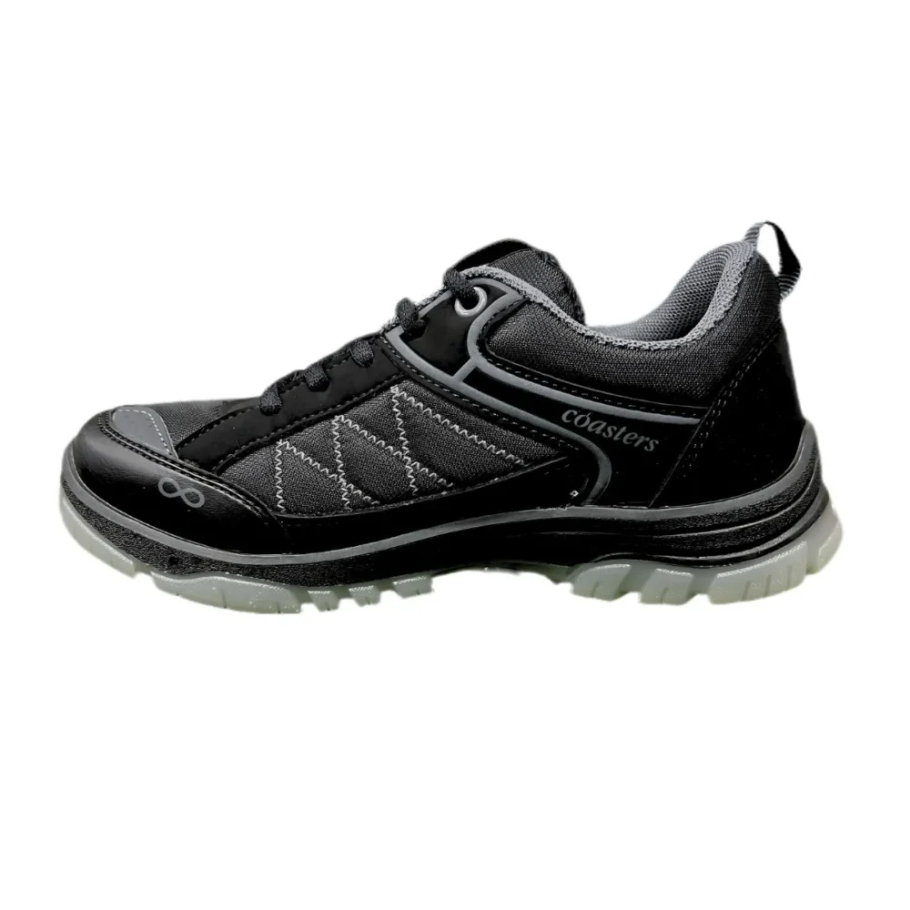CTR Trek-1 Low Ankle Light Weight Trekking & Hiking Shoes – Black Edition - Image 3