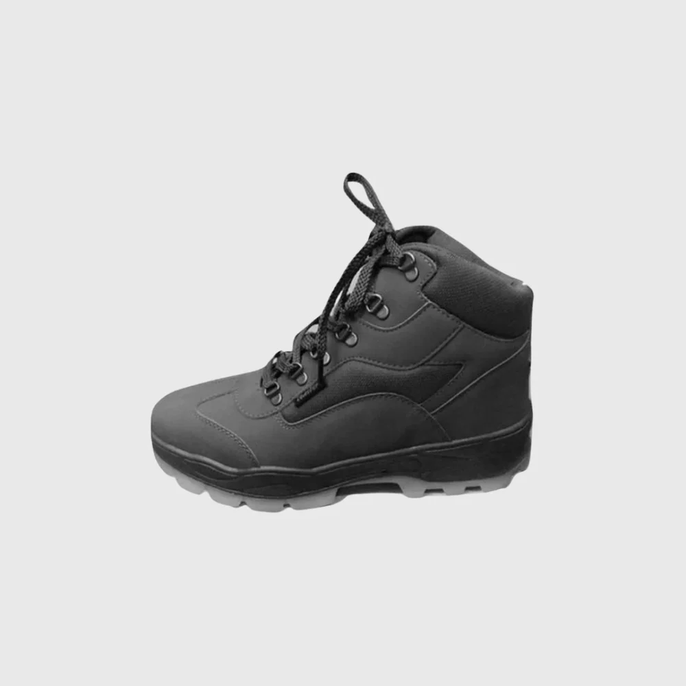CTR OD-4 High Ankle Trekking and Hiking Shoes – Anti-skid Slip-resistant Mountain Boots – Black