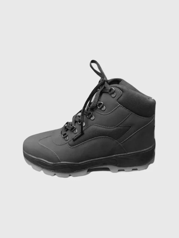 CTR OD-4 High Ankle Trekking and Hiking Shoes – Anti-skid Slip-resistant Mountain Boots – Black