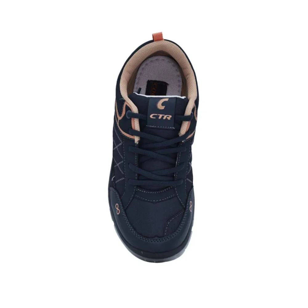 CTR Trek-1 Low Ankle Light Weight Trekking and Hiking Shoes - Cement - Image 2