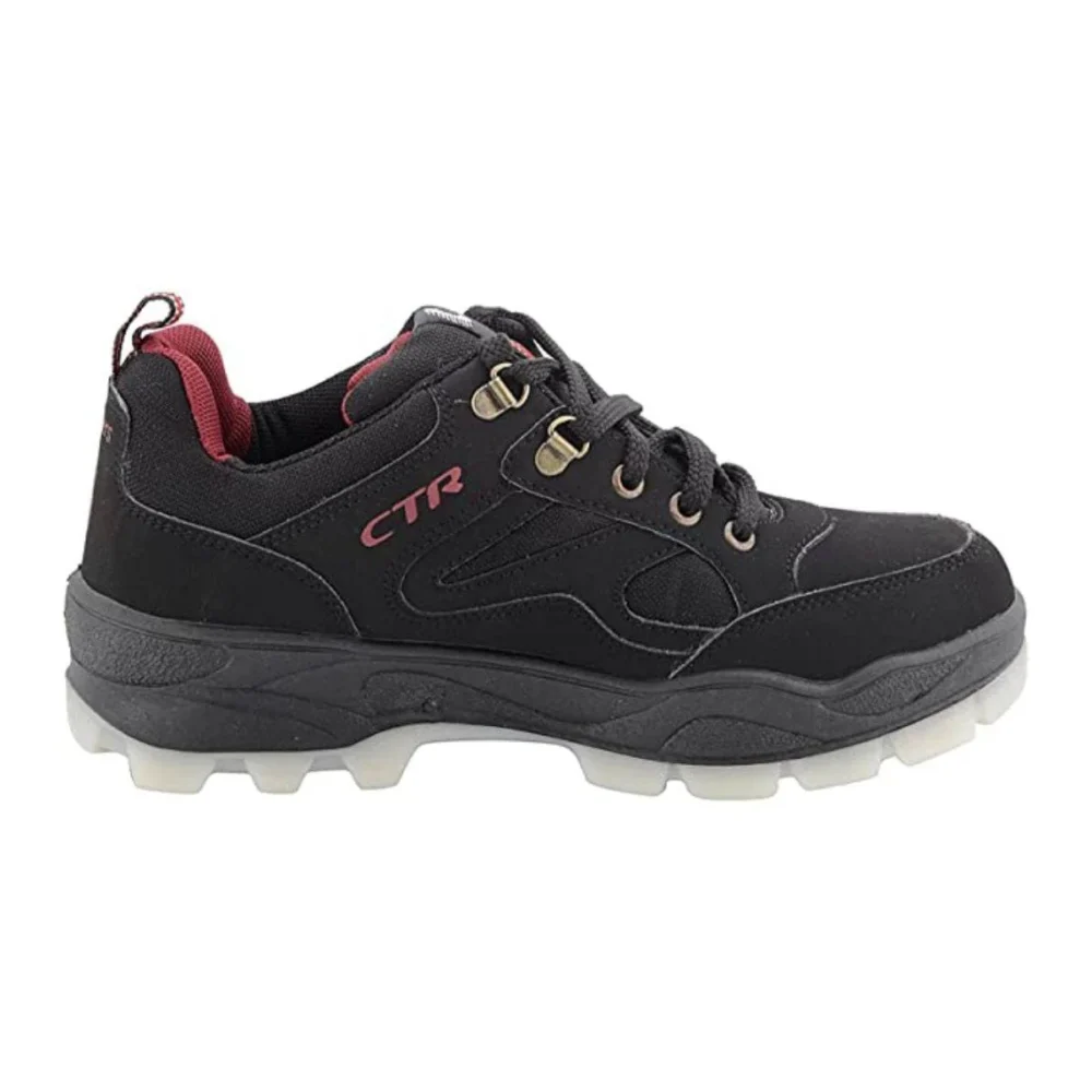 CTR OD-1 Low Ankle Trekking and Hiking Shoes - Anti Skid & Slip Resistant - Black - Image 3