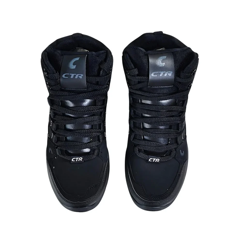 CTR Rub-600 Black Ankle Trekking and Hiking Shoes - Image 2