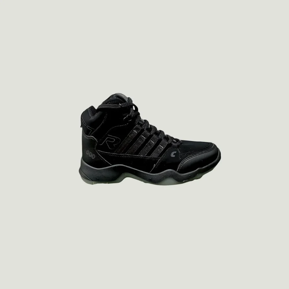 CTR Rub-600 Black Ankle Trekking and Hiking Shoes