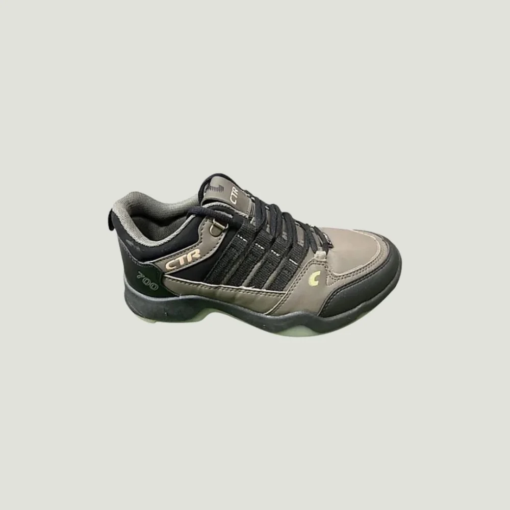 Olive Grey Hiking & Trekking Shoes For Men