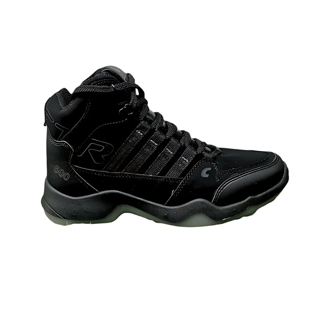 CTR Rub-600 Black Ankle Trekking and Hiking Shoes - Image 4