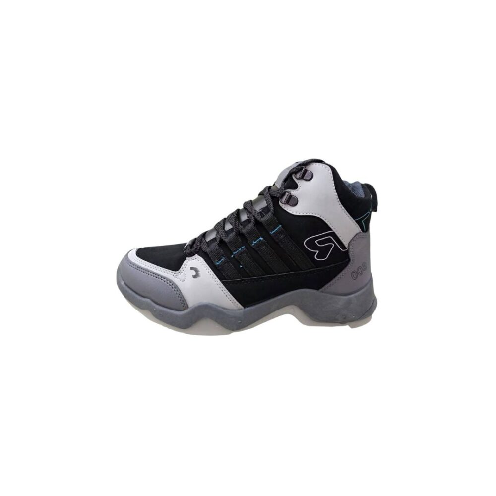 CTR Rub-600 Black Grey High Ankle Trekking and Hiking Shoes - Image 5