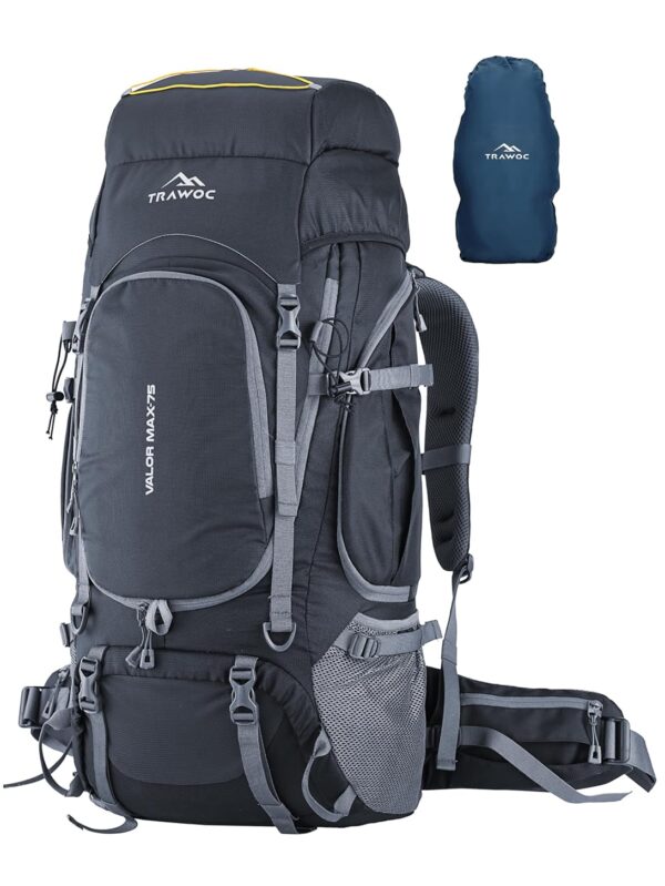 IBEX Triumph X 75L Trekking Backpack with Rain Cover & Shoe Compartment