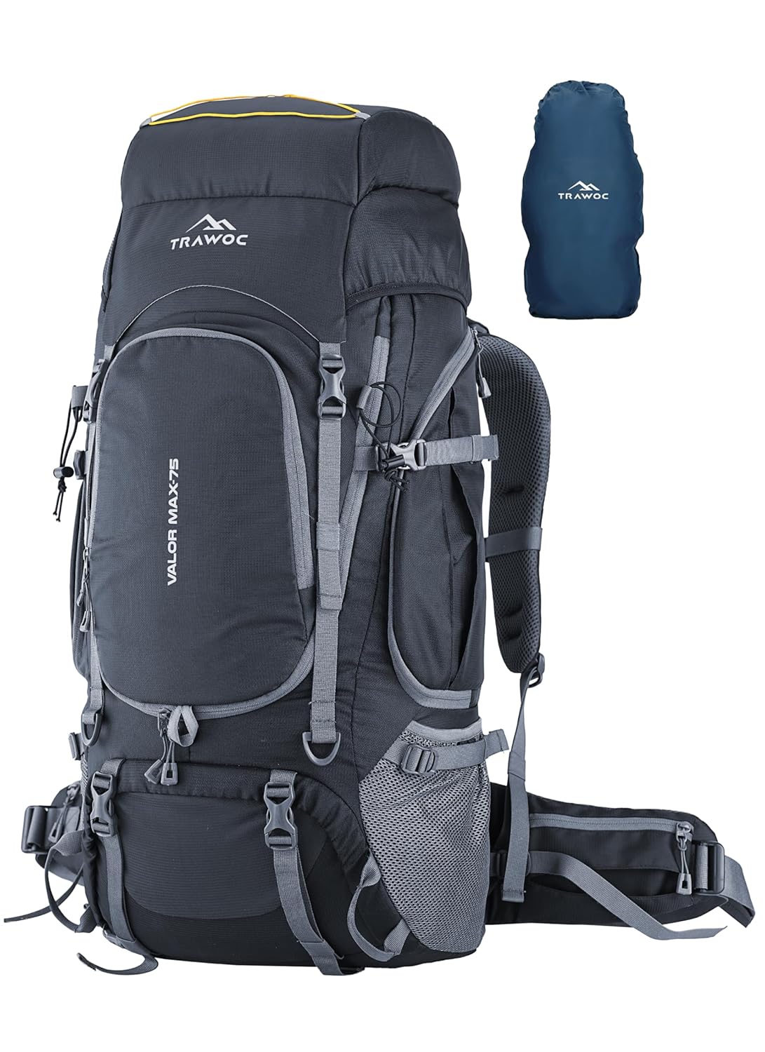 IBEX Triumph X 75L Trekking Backpack with Rain Cover & Shoe Compartment