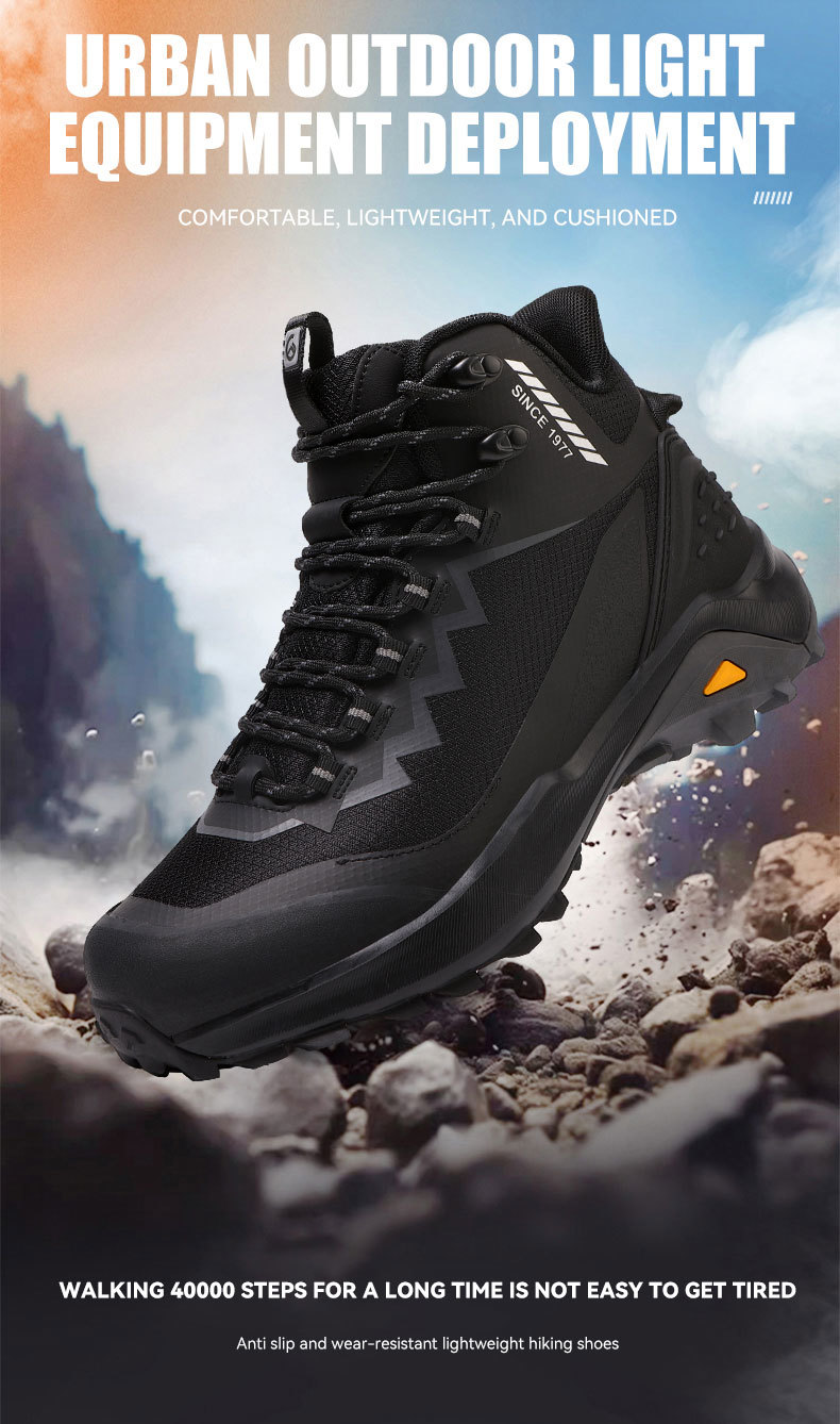 Gornornie Unisex Hiking Mountain Boots 92636A/B | High Ankle Outdoor Trekking Shoes - Image 3