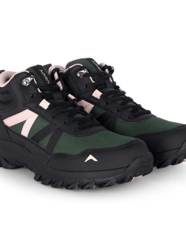 Men's Mid-Top Trekking Shoes – Anti-Skid Rubber Sole